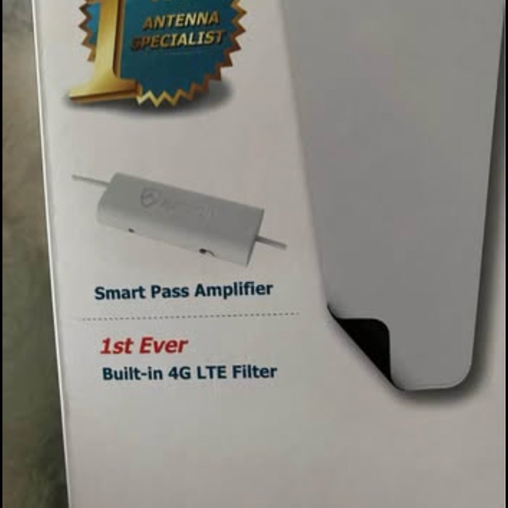 ANTOP Set of 2 Paper thin Indoor TV Antenna NEW Great Range 4G LTE - Picture 9 of 9